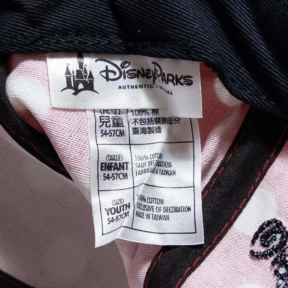 Disney Parks Walt Disney World Hat Youth Minnie Mouse Bow Ears Polka Dot